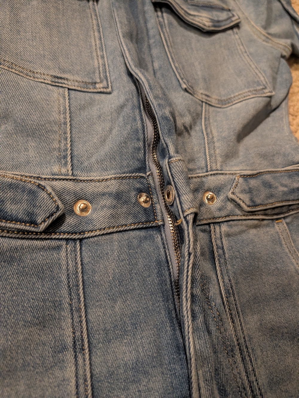 Good American Women's Denim Jumpsuit, Bootcut, Size M, NWT - Picture 7 of 7